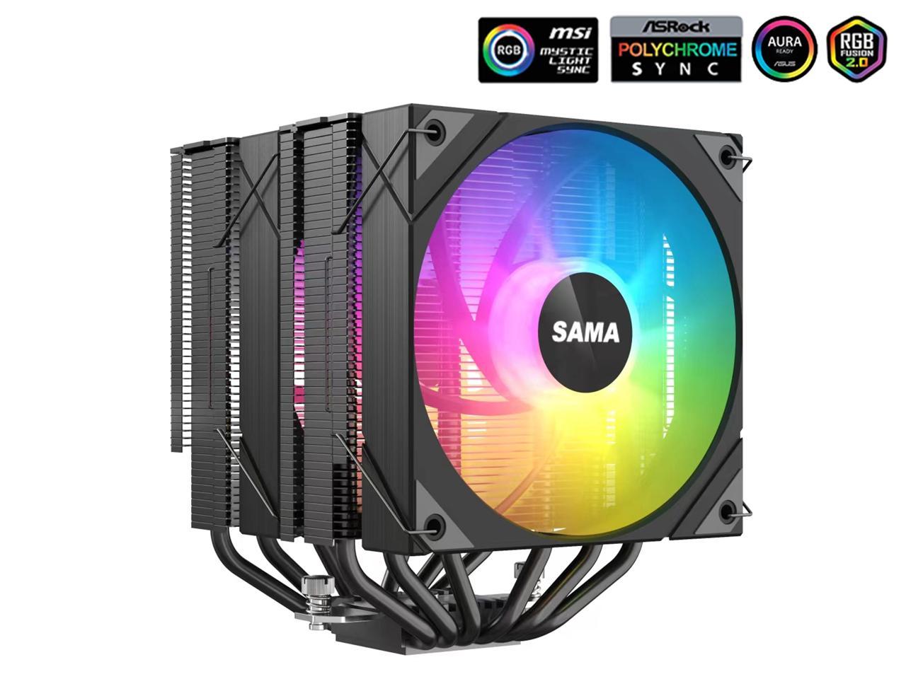Cooler SAMA Dual RAD 2x120mm ARGB Black