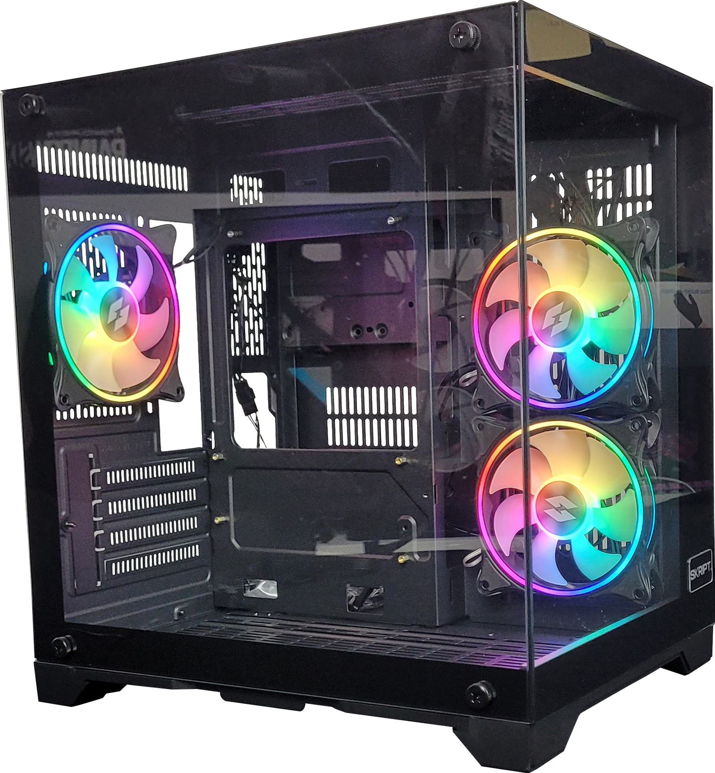 Skript SKT-NANO: LAN-Ready 3x Fans RGB mATX (Open Box)